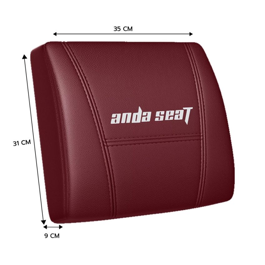 Anda Seat Lumber Pilow Compatible with Size XL Red No Warranty