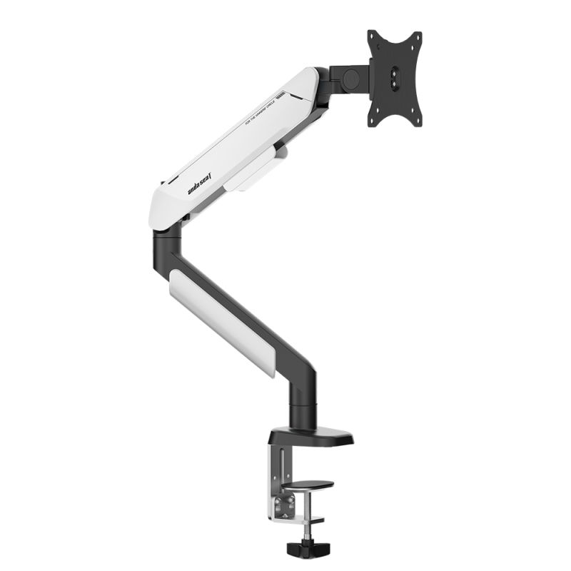 Anda Seat Stealth Pro II A9 Ergonomic Single Monitor Arm White