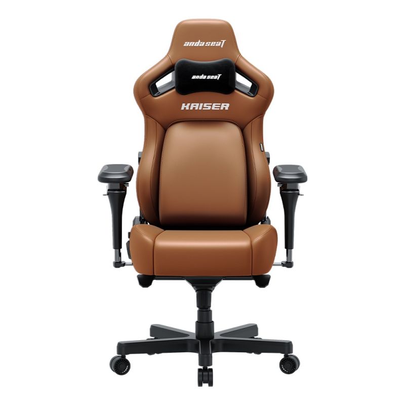 Anda Seat Kaiser 4 6D Armrest Series Premium Gaming Chair Size XL Bentley Brown