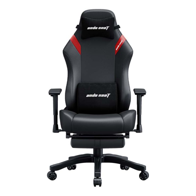 Anda Seat Luna Pro Premium Gaming Chair with Footrest Black/Red