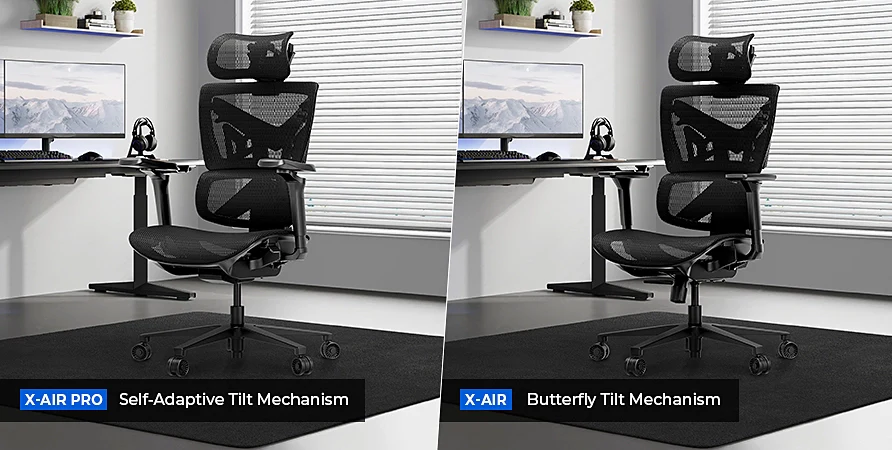 ประเภทของกลไกการเอนหลังในเก้าอี้เกมมิ่งตาข่ายรุ่น Anda Seat X-Air Series